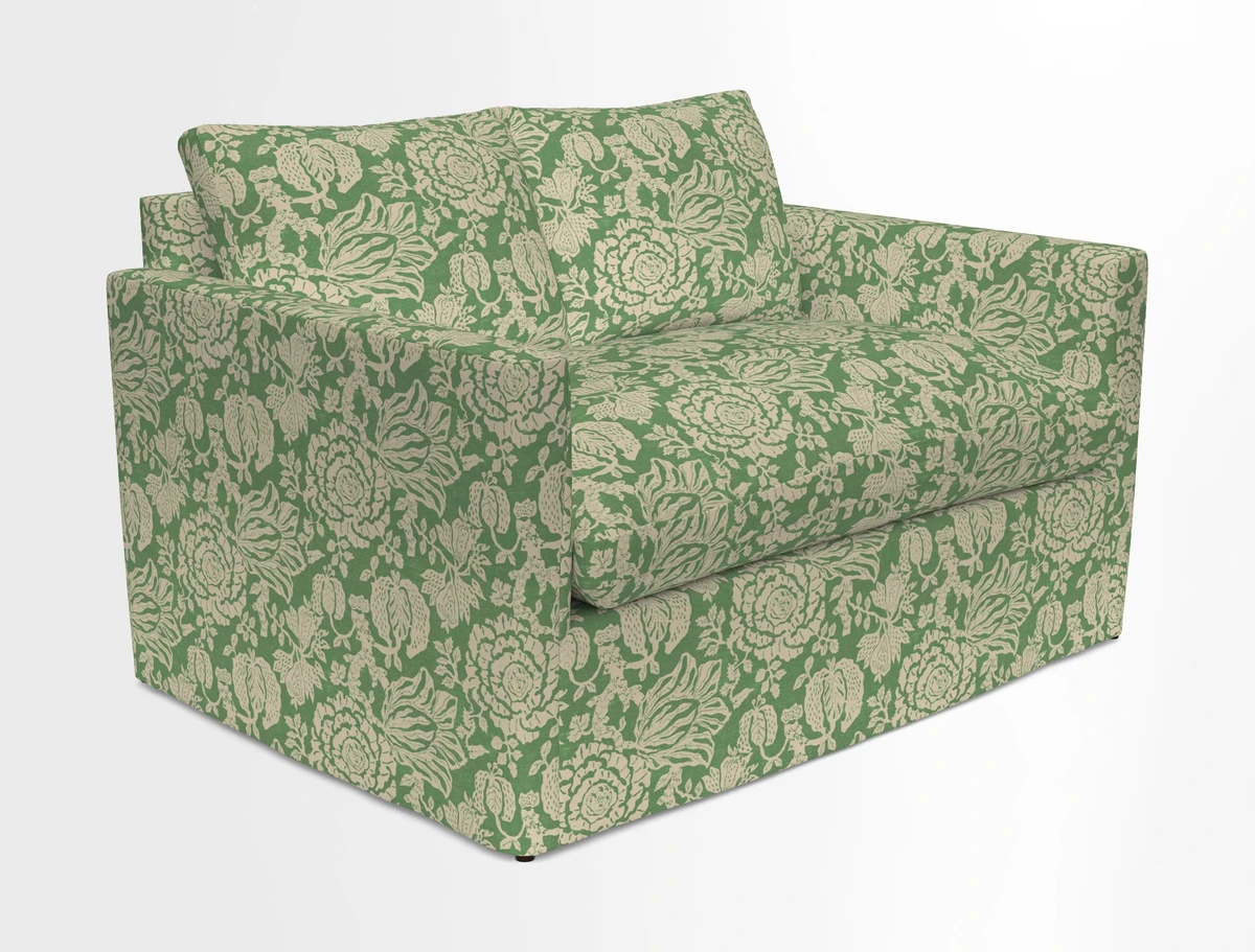 Heyshott 2 Seater Sofa in Two Tone Plain Biscuit. Loose cover option available