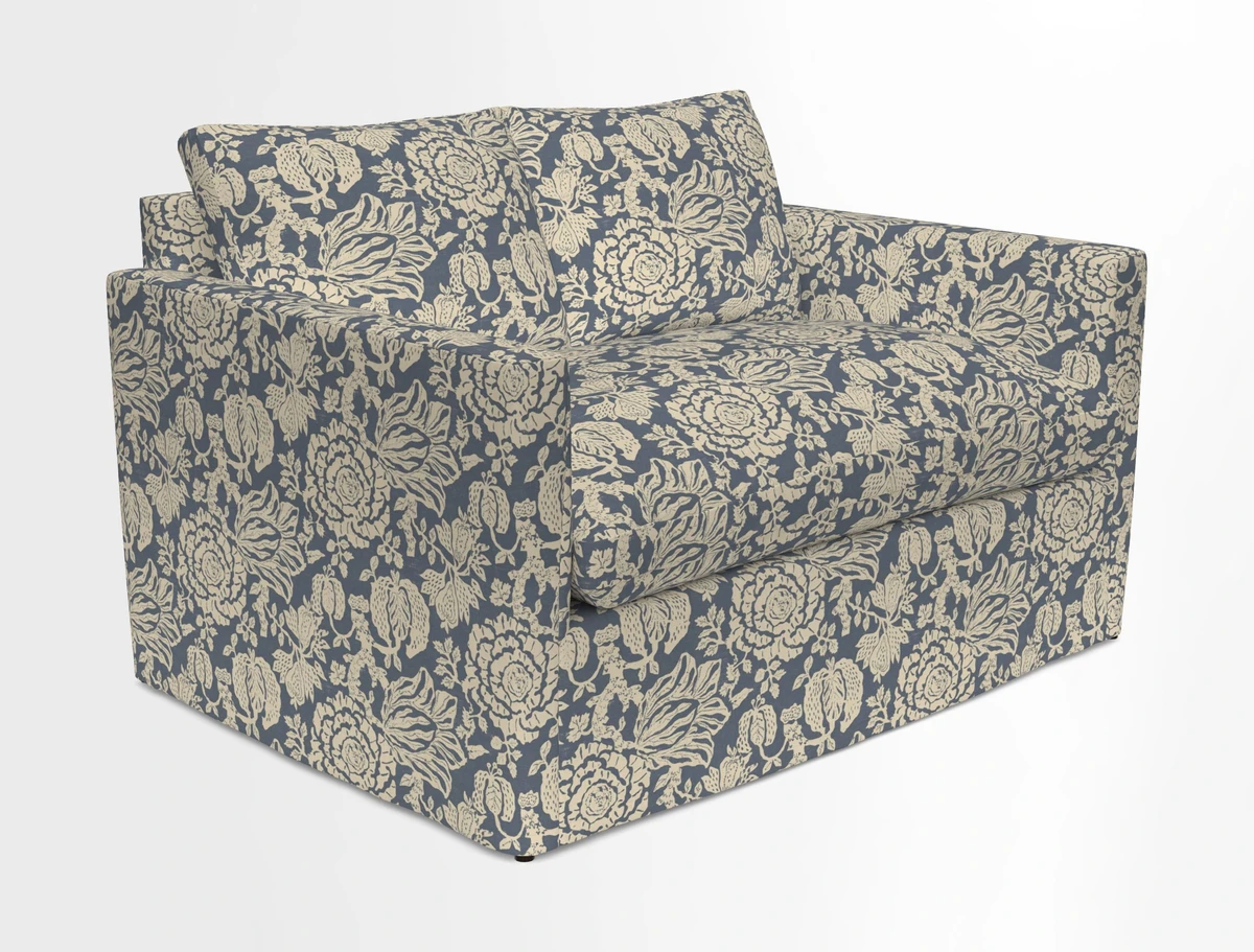 Heyshott 2 Seater Sofa in Two Tone Plain Biscuit. Loose cover option available