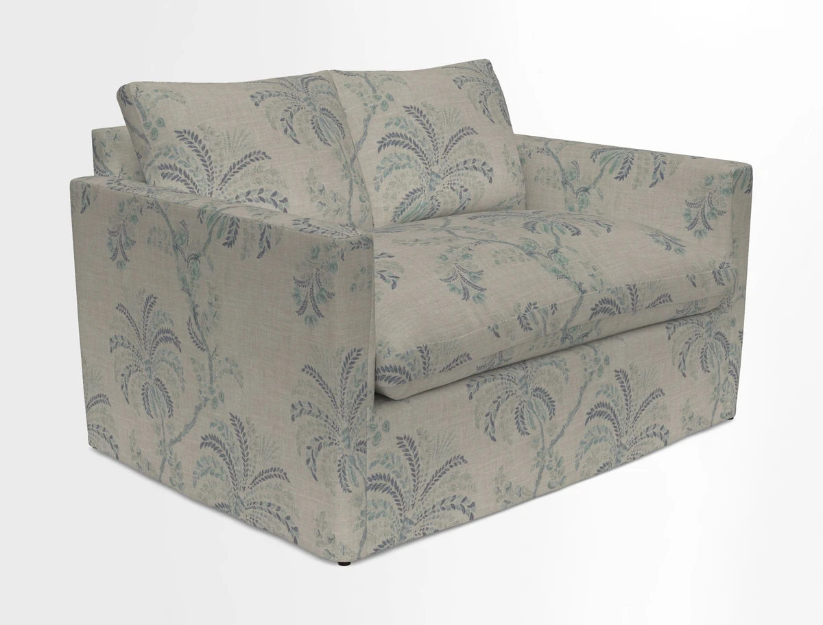 Heyshott 2 Seater Sofa in Two Tone Plain Biscuit. Loose cover option available