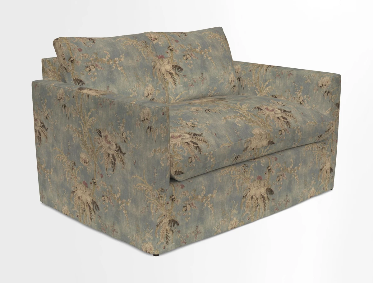 Heyshott 2 Seater Sofa in Two Tone Plain Biscuit. Loose cover option available