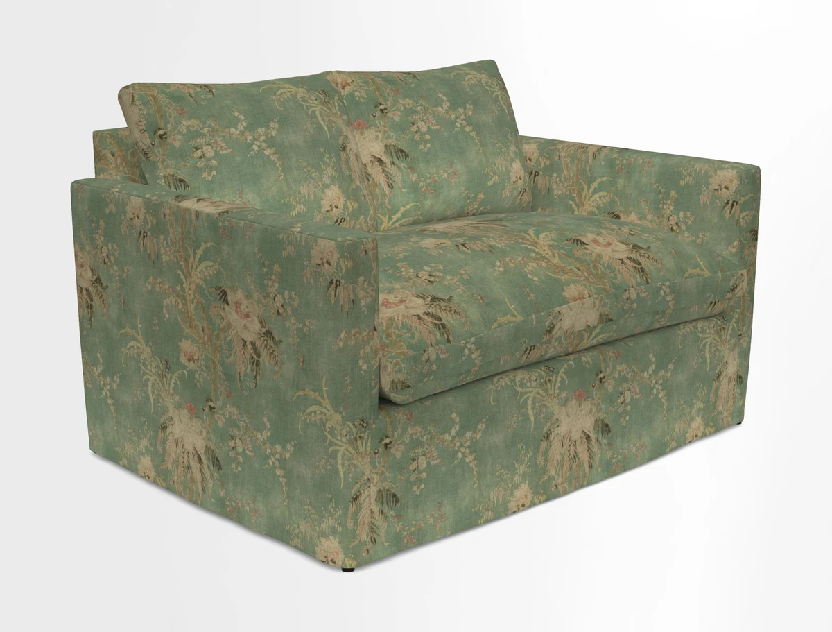 Heyshott 2 Seater Sofa in Two Tone Plain Biscuit. Loose cover option available