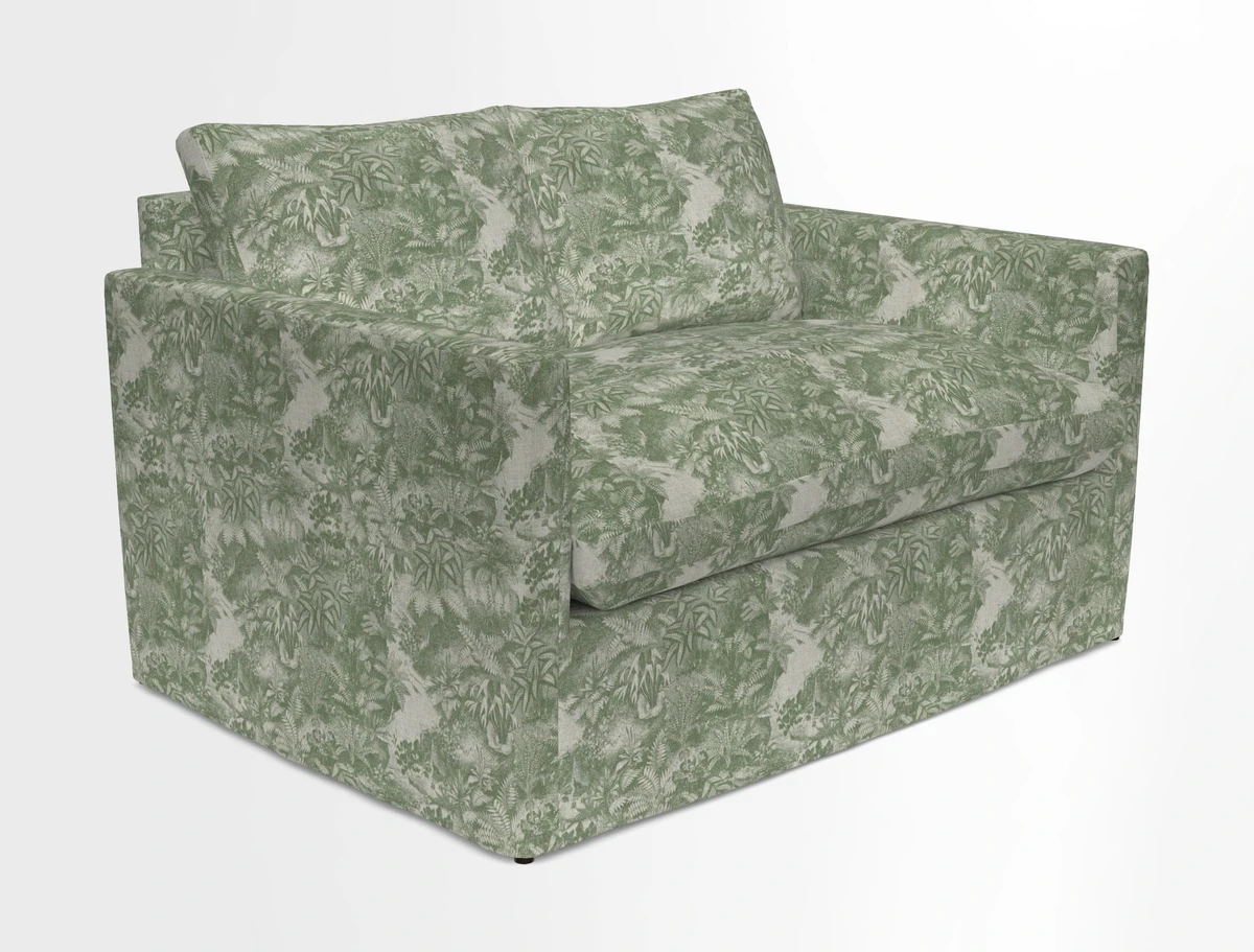 Heyshott 2 Seater Sofa in Two Tone Plain Biscuit. Loose cover option available