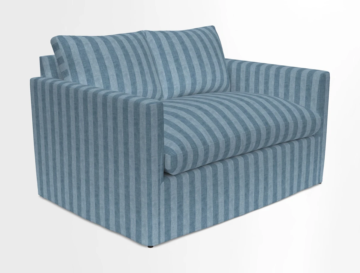 Heyshott 2 Seater Sofa in Two Tone Plain Biscuit. Loose cover option available