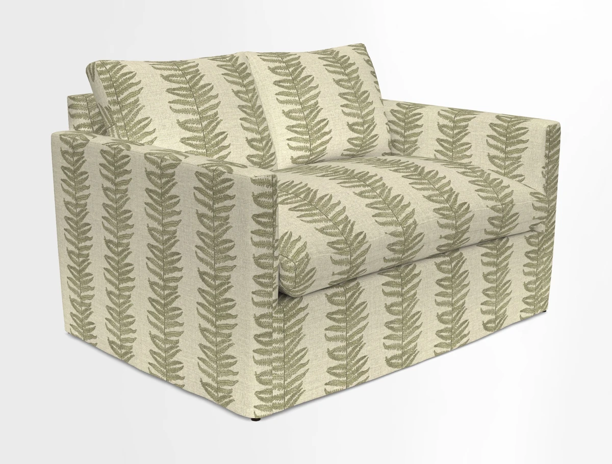Heyshott 2 Seater Sofa in Two Tone Plain Biscuit. Loose cover option available