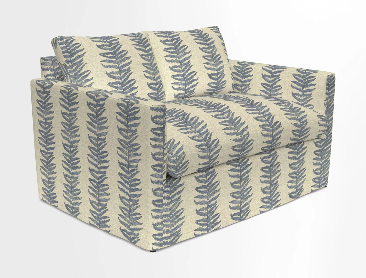 Heyshott 2 Seater Sofa in Two Tone Plain Biscuit. Loose cover option available