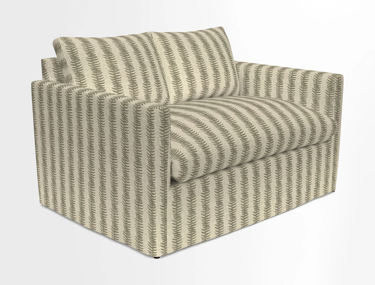 Heyshott 2 Seater Sofa in Two Tone Plain Biscuit. Loose cover option available