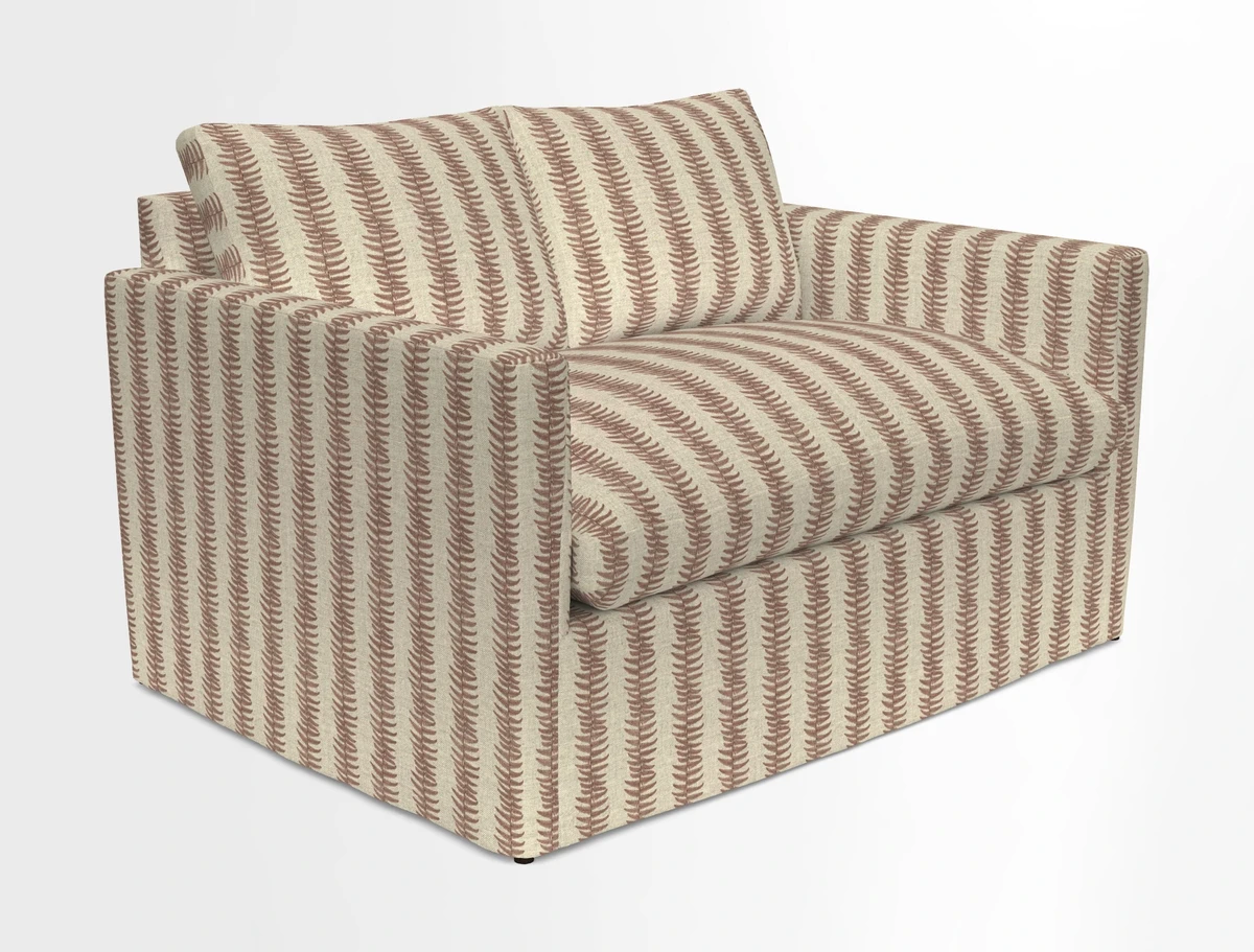 Heyshott 2 Seater Sofa in Two Tone Plain Biscuit. Loose cover option available