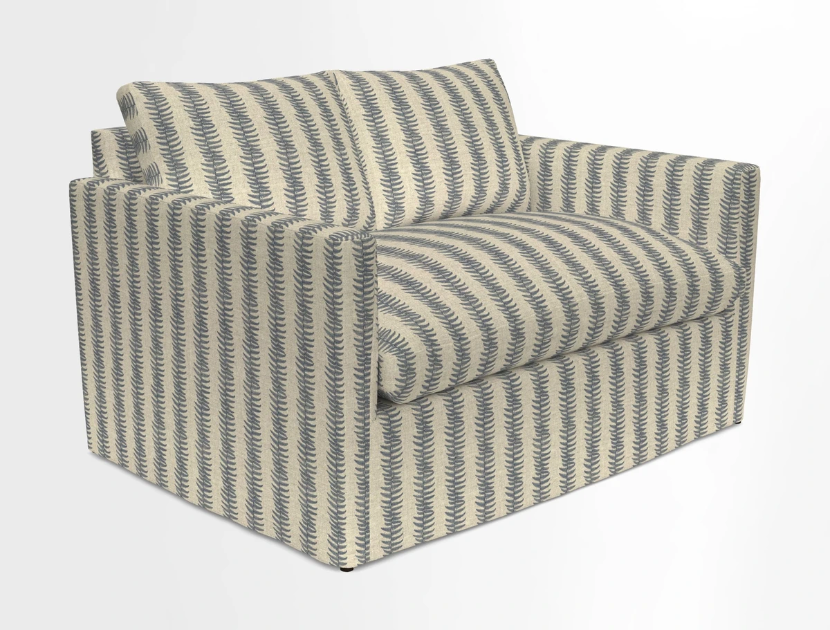 Heyshott 2 Seater Sofa in Two Tone Plain Biscuit. Loose cover option available