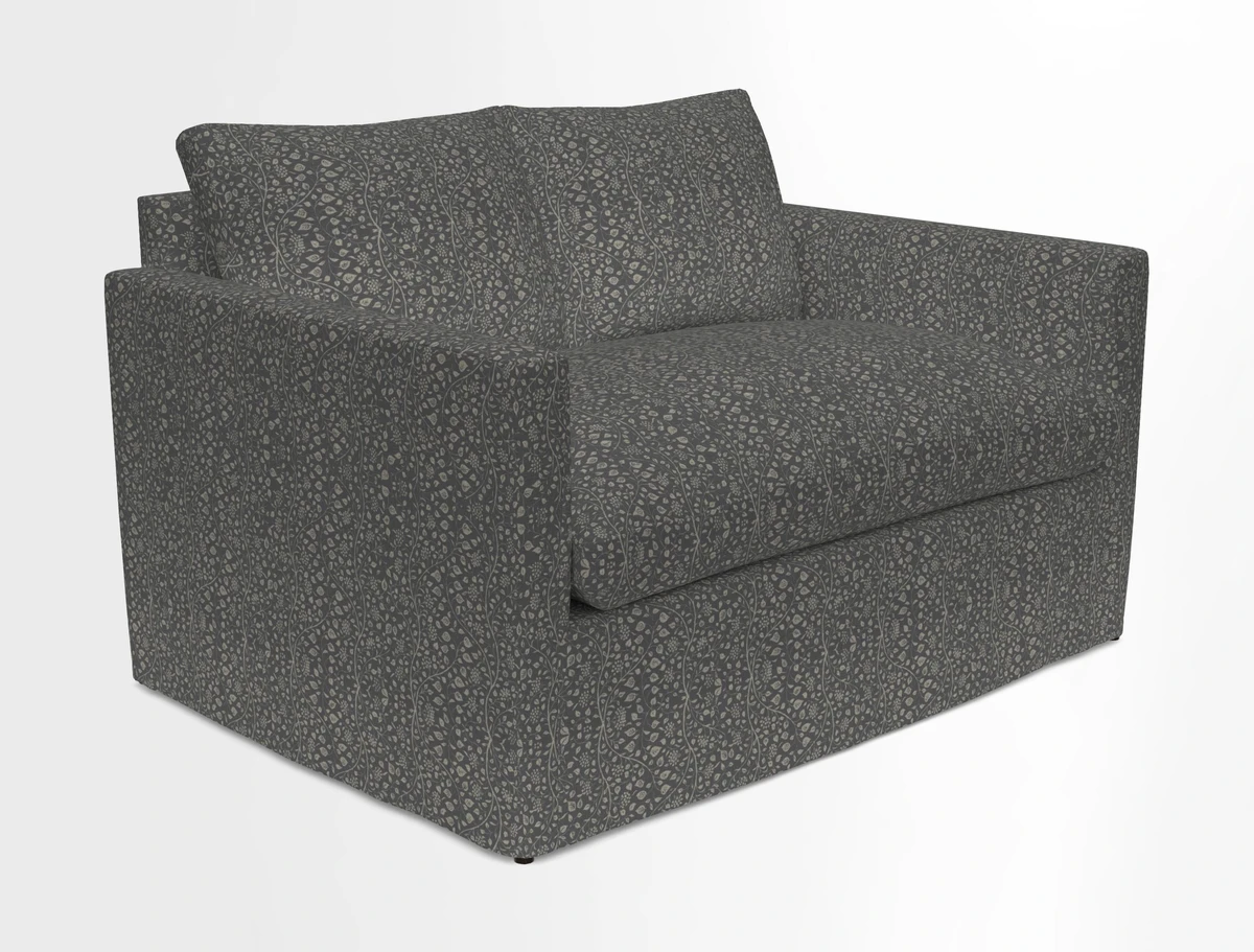 Heyshott 2 Seater Sofa in Two Tone Plain Biscuit. Loose cover option available