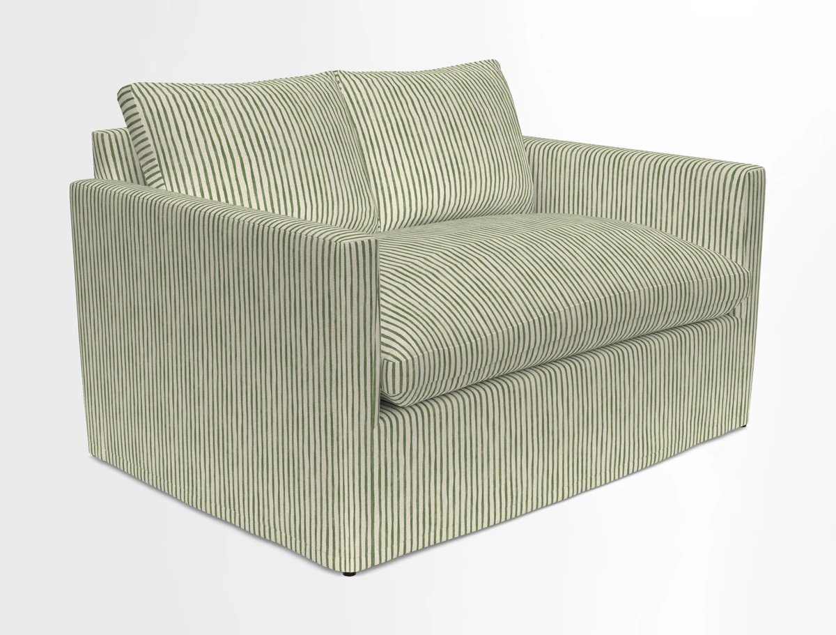 Heyshott 2 Seater Sofa in Two Tone Plain Biscuit. Loose cover option available