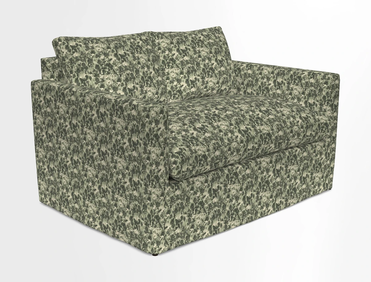 Heyshott 2 Seater Sofa in Two Tone Plain Biscuit. Loose cover option available
