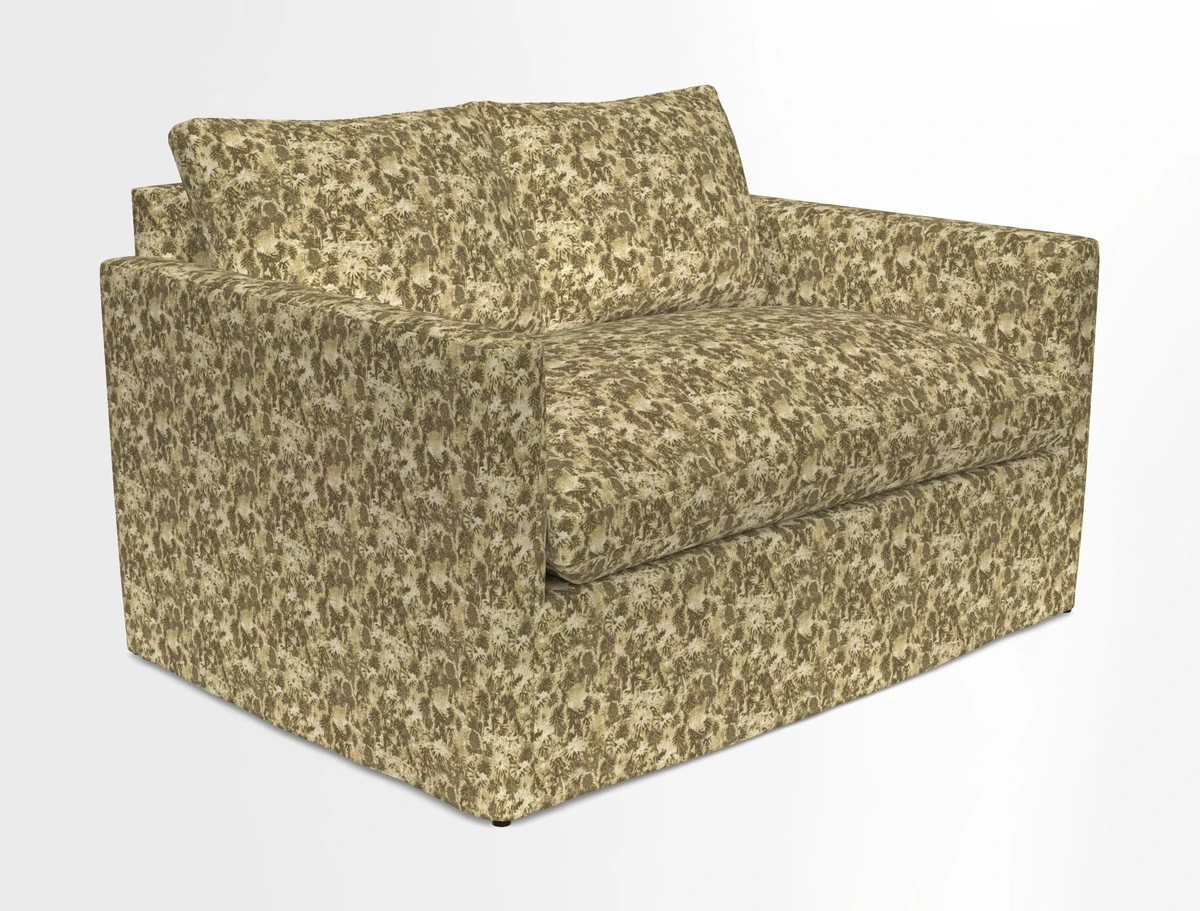 Heyshott 2 Seater Sofa in Two Tone Plain Biscuit. Loose cover option available