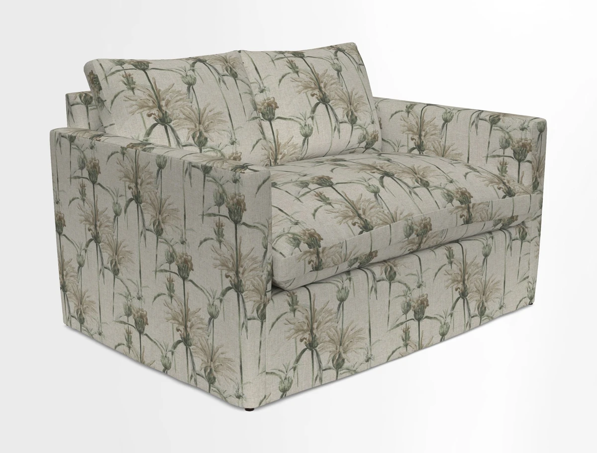Heyshott 2 Seater Sofa in Two Tone Plain Biscuit. Loose cover option available