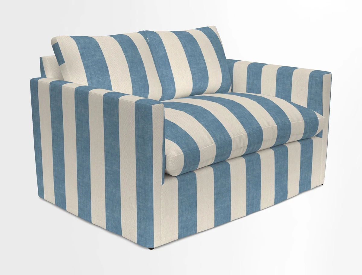 Heyshott 2 Seater Sofa in Two Tone Plain Biscuit. Loose cover option available