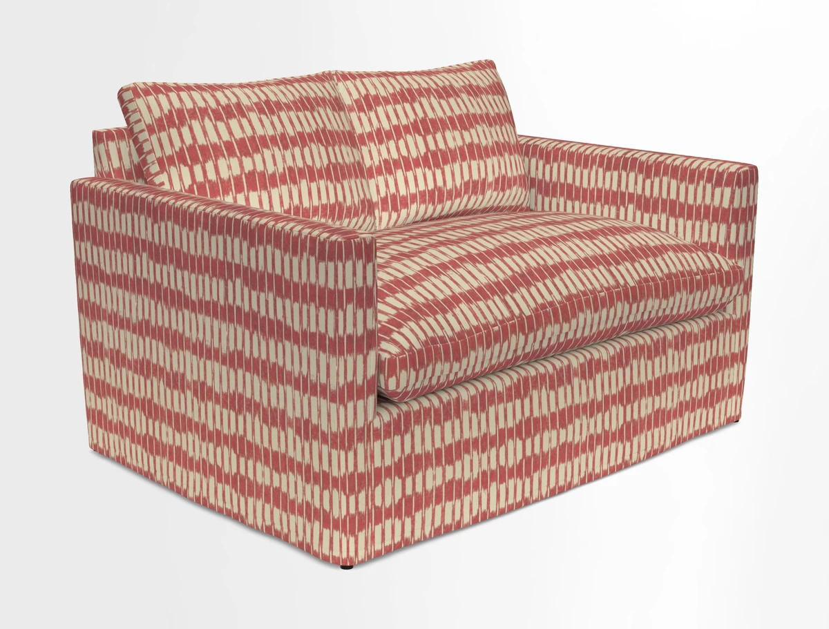 Heyshott 2 Seater Sofa in Two Tone Plain Biscuit. Loose cover option available