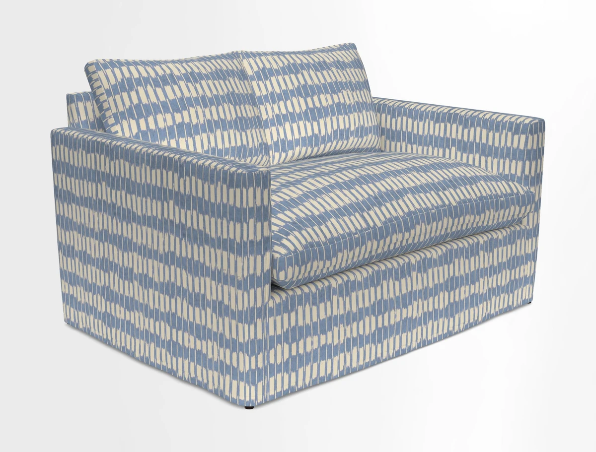 Heyshott 2 Seater Sofa in Two Tone Plain Biscuit. Loose cover option available