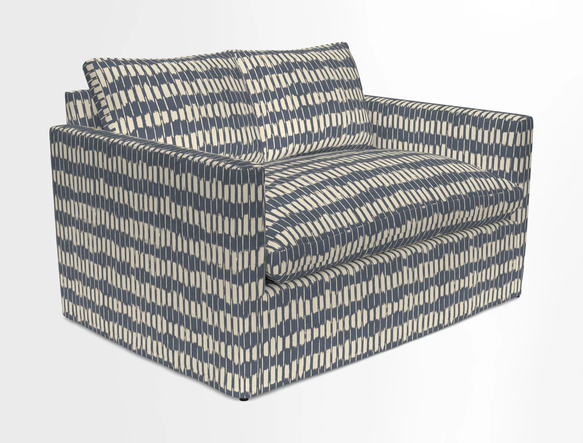 Heyshott 2 Seater Sofa in Two Tone Plain Biscuit. Loose cover option available