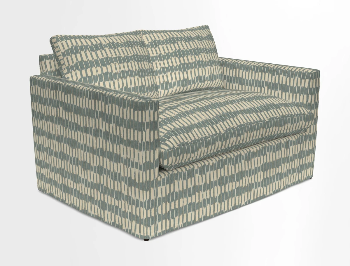 Heyshott 2 Seater Sofa in Two Tone Plain Biscuit. Loose cover option available