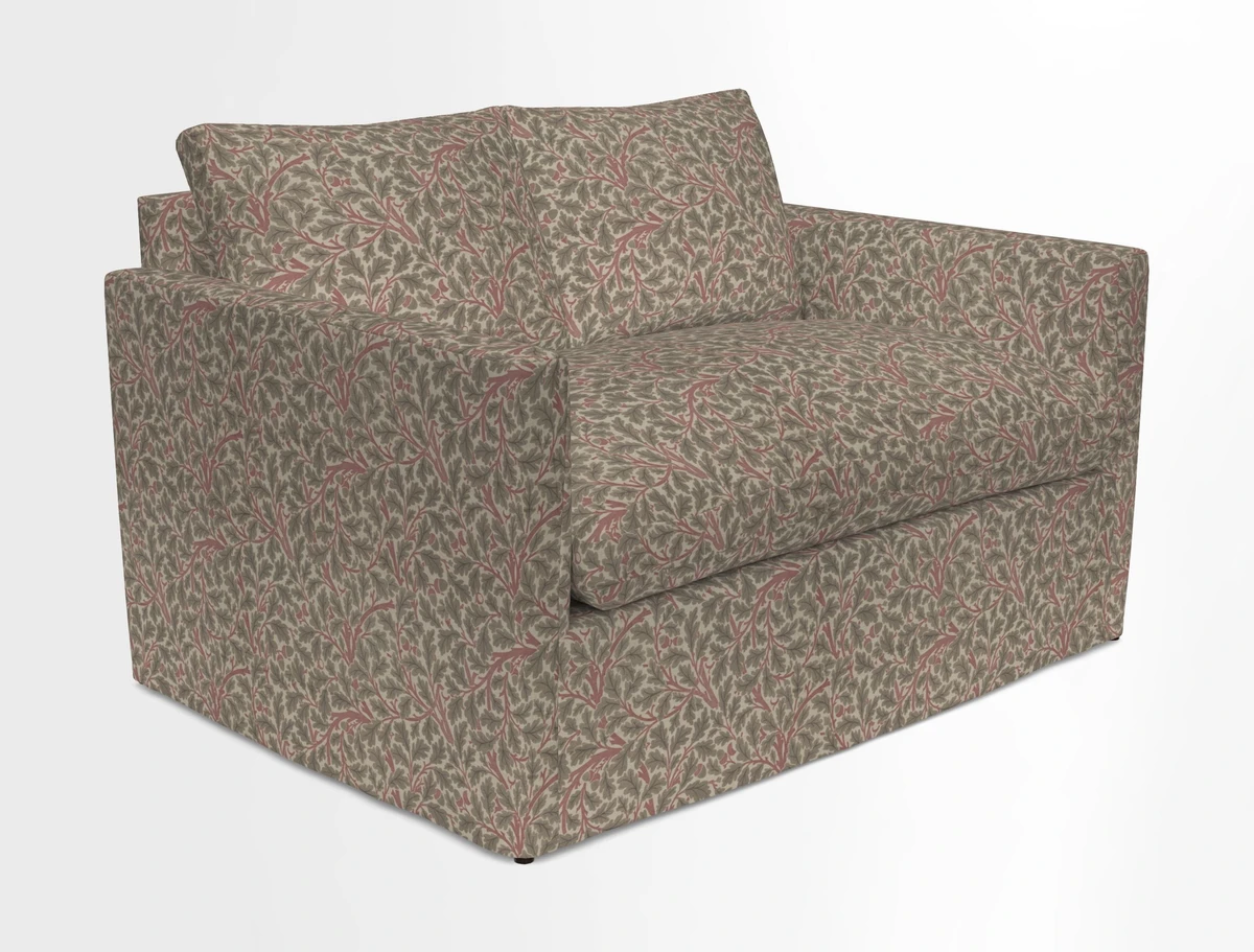 Heyshott 2 Seater Sofa in Two Tone Plain Biscuit. Loose cover option available