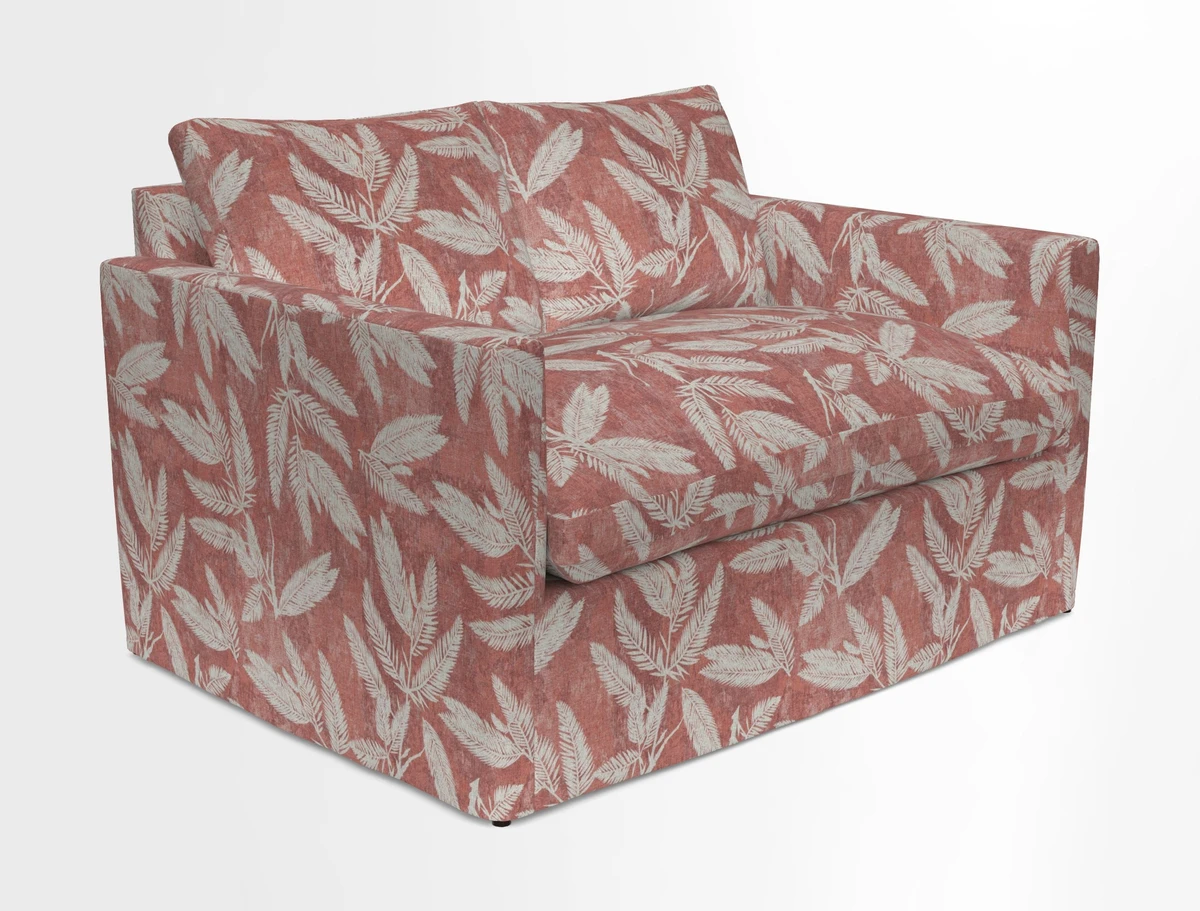 Heyshott 2 Seater Sofa in Two Tone Plain Biscuit. Loose cover option available