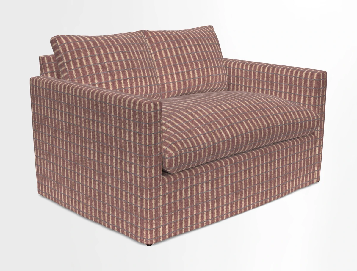 Heyshott 2 Seater Sofa in Two Tone Plain Biscuit. Loose cover option available