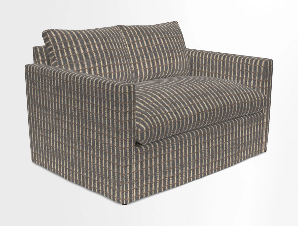 Heyshott 2 Seater Sofa in Two Tone Plain Biscuit. Loose cover option available