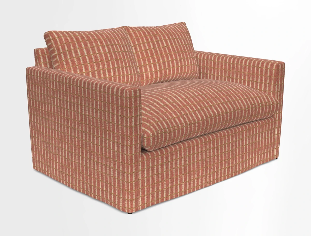 Heyshott 2 Seater Sofa in Two Tone Plain Biscuit. Loose cover option available