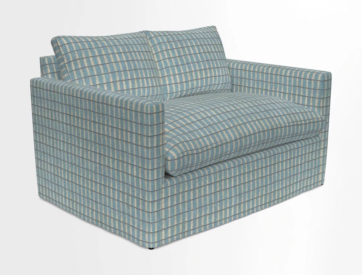 Heyshott 2 Seater Sofa in Two Tone Plain Biscuit. Loose cover option available