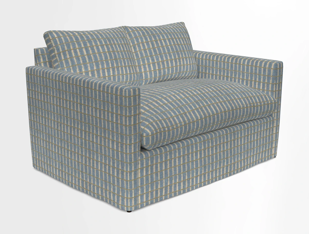 Heyshott 2 Seater Sofa in Two Tone Plain Biscuit. Loose cover option available