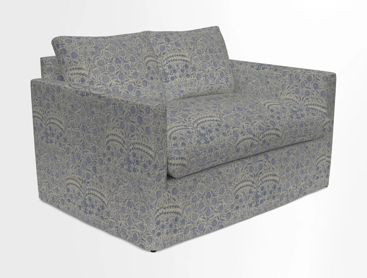 Heyshott 2 Seater Sofa in Two Tone Plain Biscuit. Loose cover option available