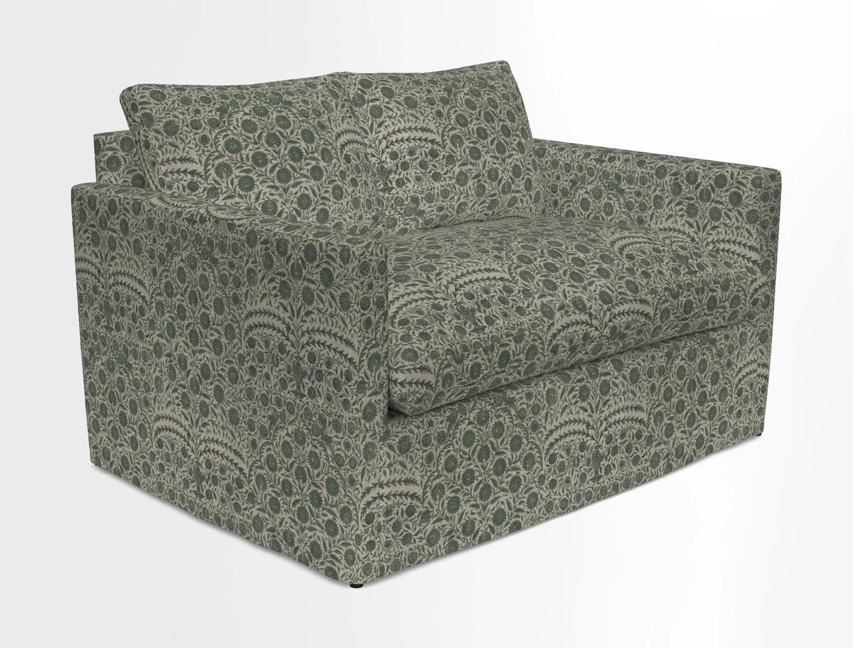 Heyshott 2 Seater Sofa in Two Tone Plain Biscuit. Loose cover option available