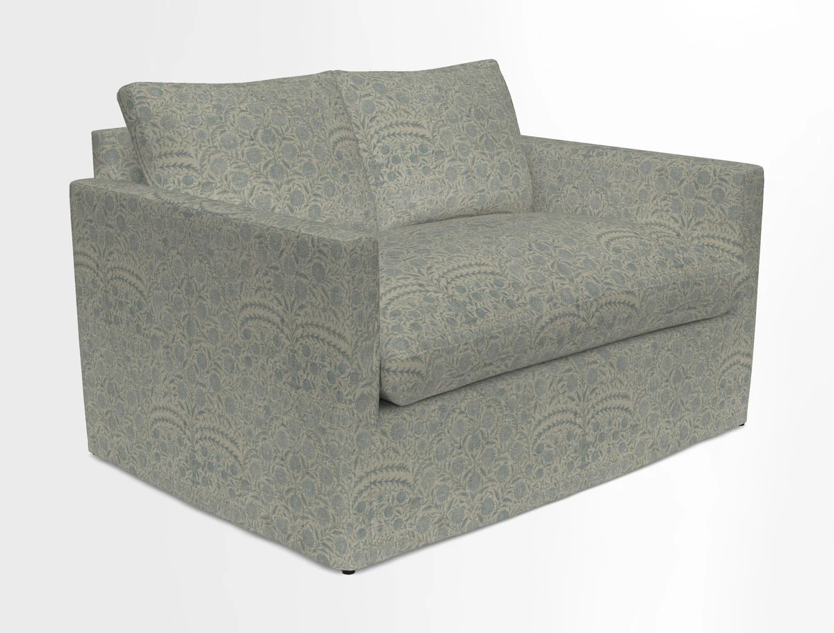 Heyshott 2 Seater Sofa in Two Tone Plain Biscuit. Loose cover option available