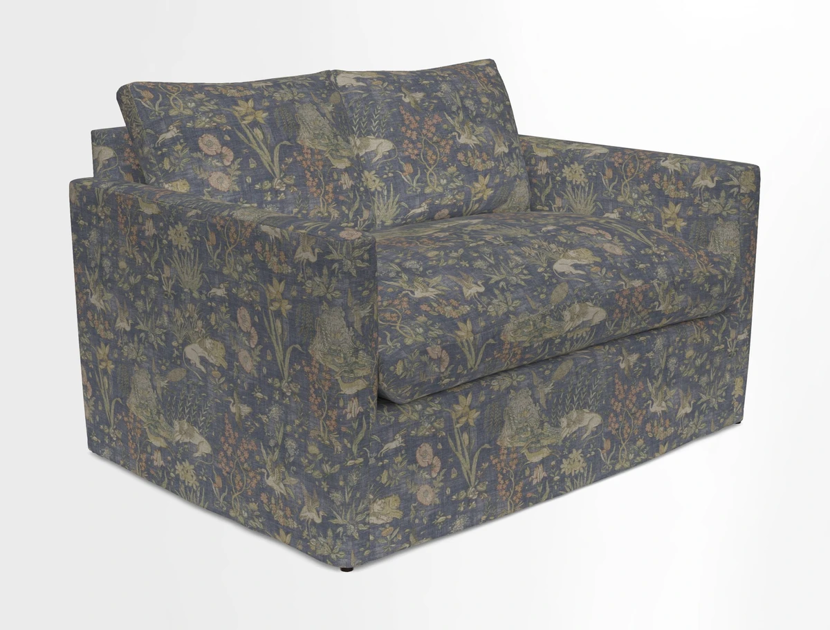 Heyshott 2 Seater Sofa in Two Tone Plain Biscuit. Loose cover option available