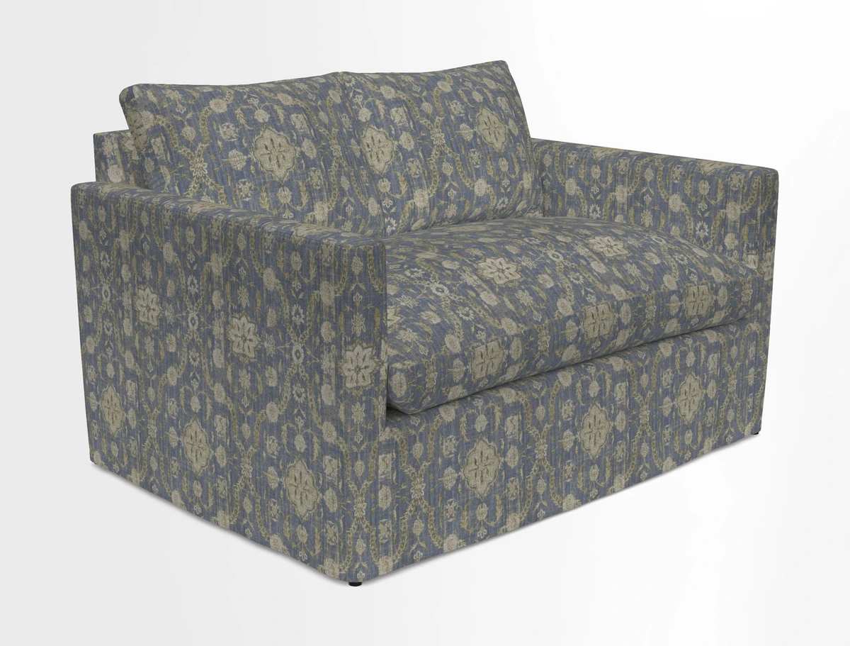 Heyshott 2 Seater Sofa in Two Tone Plain Biscuit. Loose cover option available