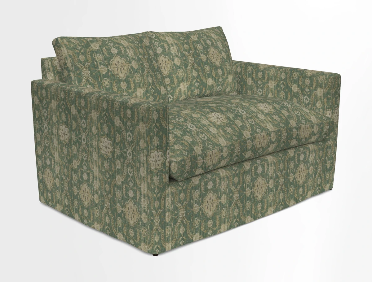 Heyshott 2 Seater Sofa in Two Tone Plain Biscuit. Loose cover option available