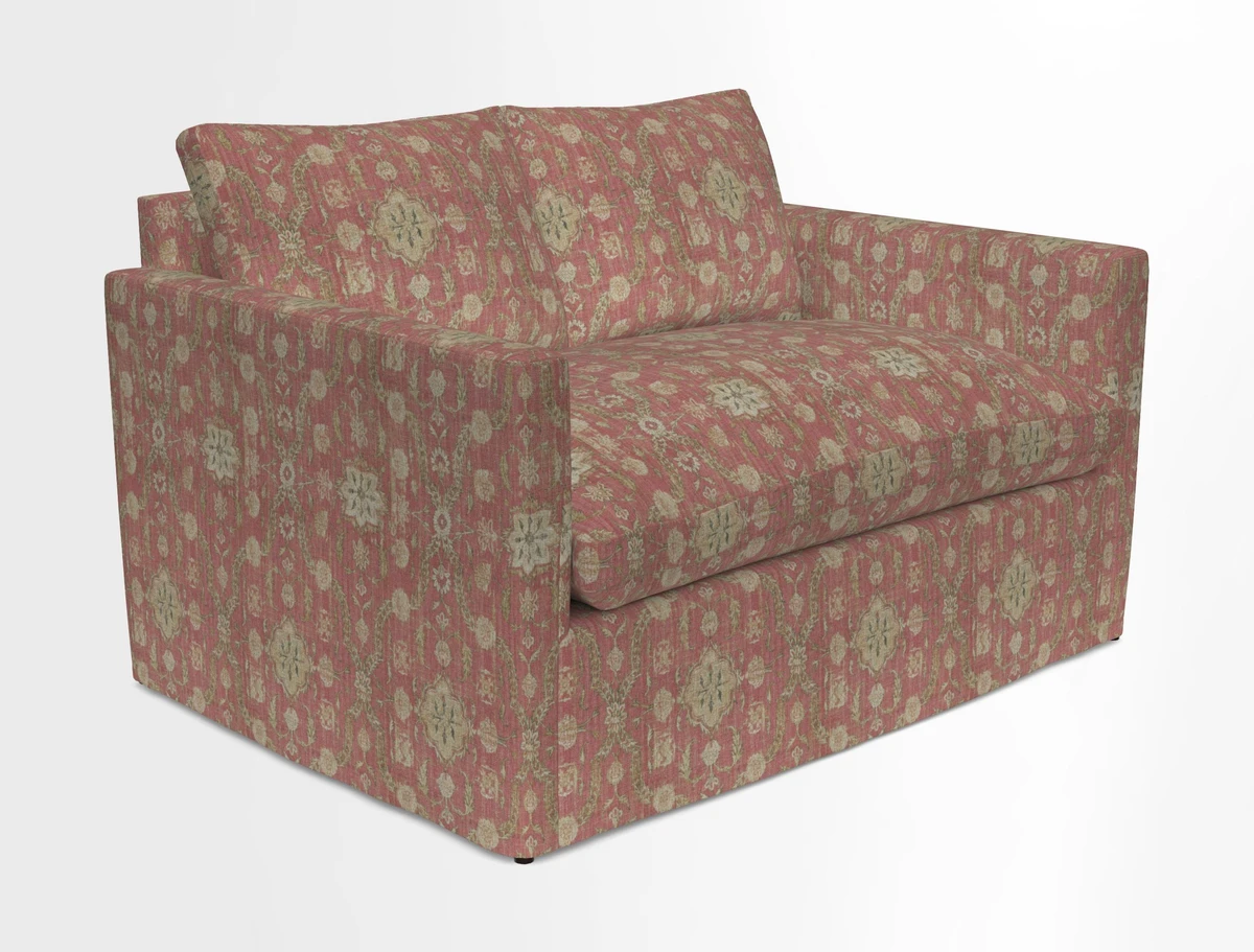 Heyshott 2 Seater Sofa in Two Tone Plain Biscuit. Loose cover option available
