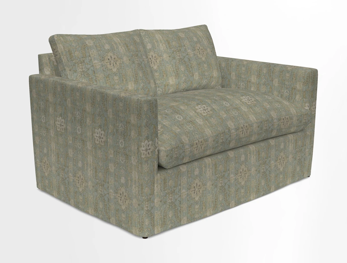 Heyshott 2 Seater Sofa in Two Tone Plain Biscuit. Loose cover option available