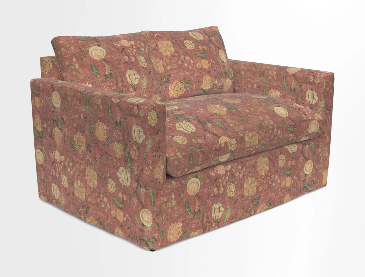Heyshott 2 Seater Sofa in Two Tone Plain Biscuit. Loose cover option available