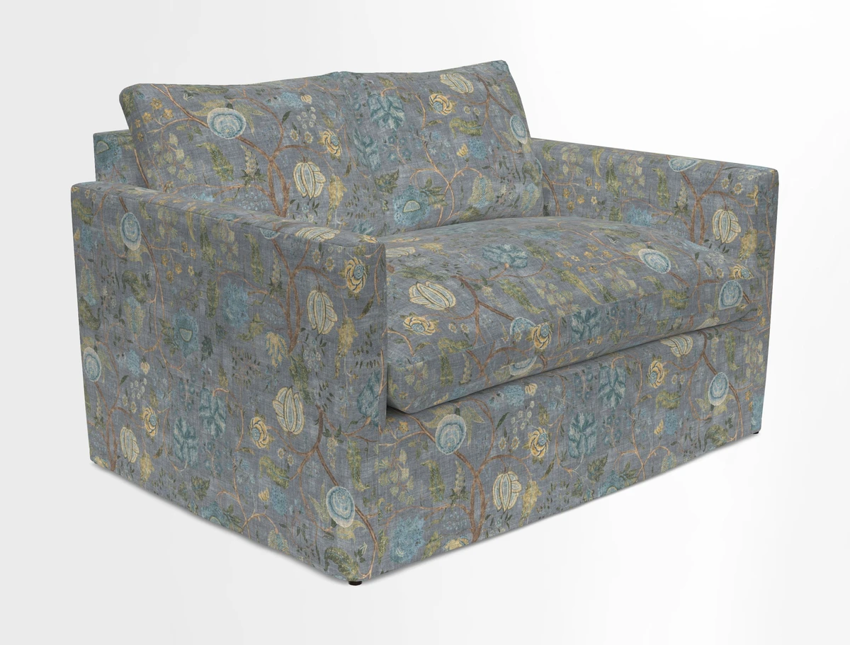 Heyshott 2 Seater Sofa in Two Tone Plain Biscuit. Loose cover option available
