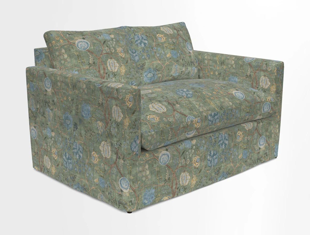 Heyshott 2 Seater Sofa in Two Tone Plain Biscuit. Loose cover option available