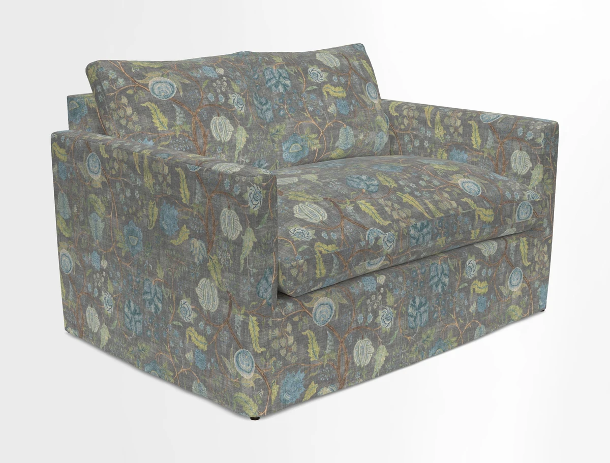 Heyshott 2 Seater Sofa in Two Tone Plain Biscuit. Loose cover option available
