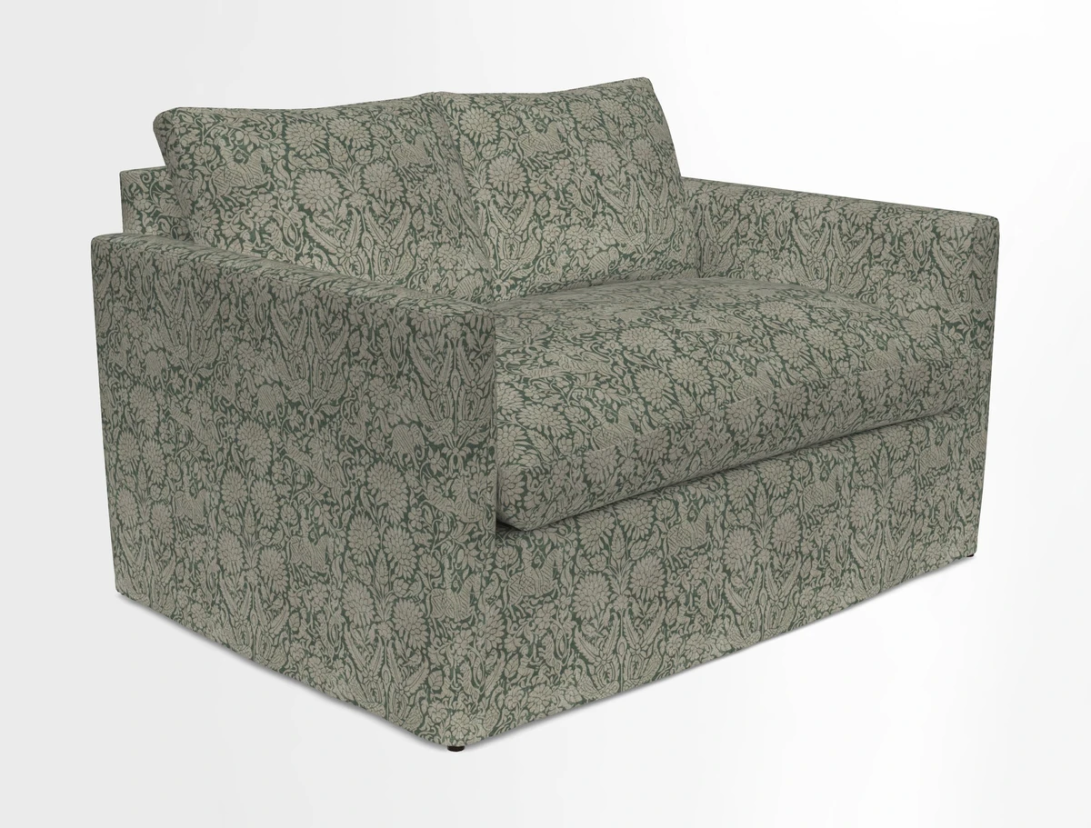 Heyshott 2 Seater Sofa in Two Tone Plain Biscuit. Loose cover option available