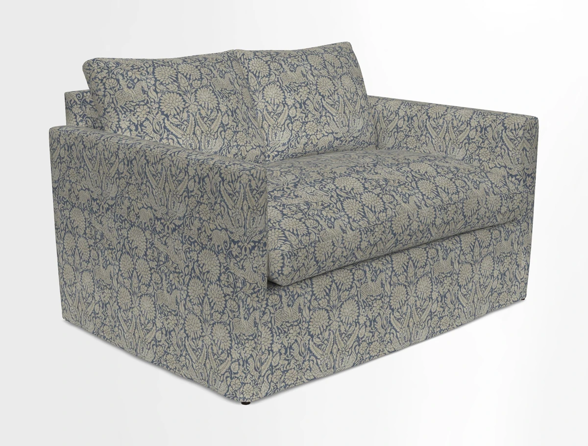 Heyshott 2 Seater Sofa in Two Tone Plain Biscuit. Loose cover option available