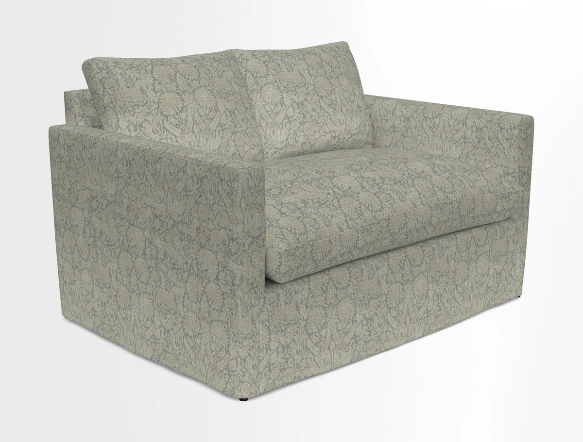 Heyshott 2 Seater Sofa in Two Tone Plain Biscuit. Loose cover option available