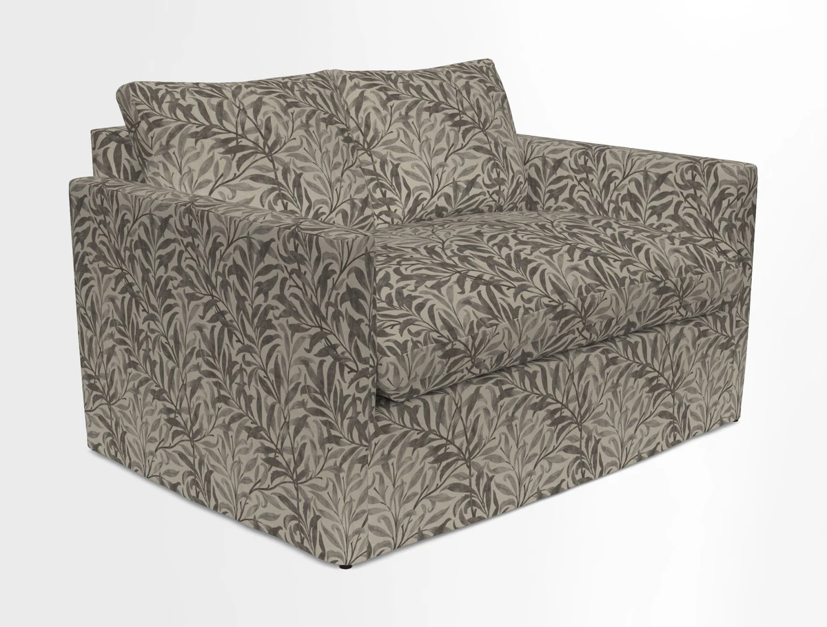 Heyshott 2 Seater Sofa in Two Tone Plain Biscuit. Loose cover option available