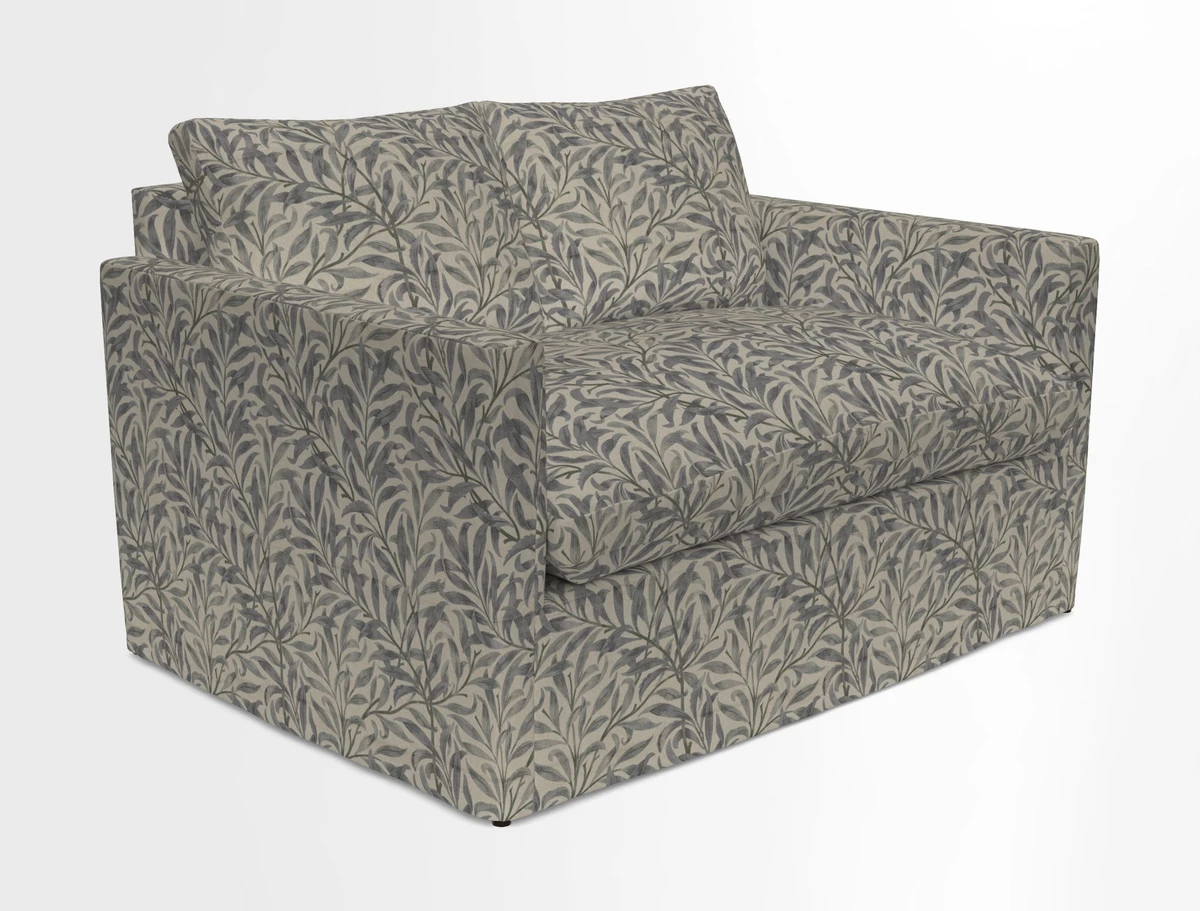 Heyshott 2 Seater Sofa in Two Tone Plain Biscuit. Loose cover option available