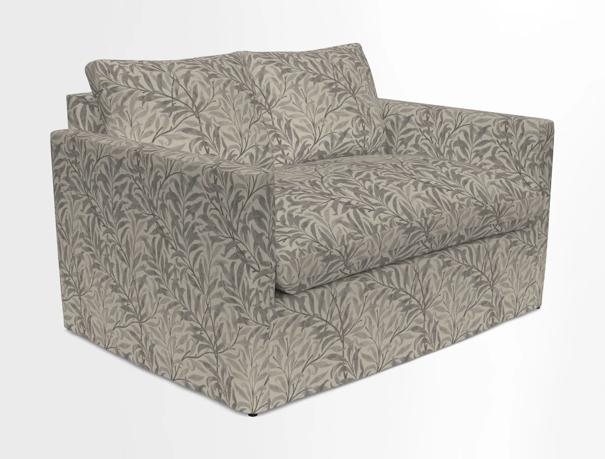 Heyshott 2 Seater Sofa in Two Tone Plain Biscuit. Loose cover option available