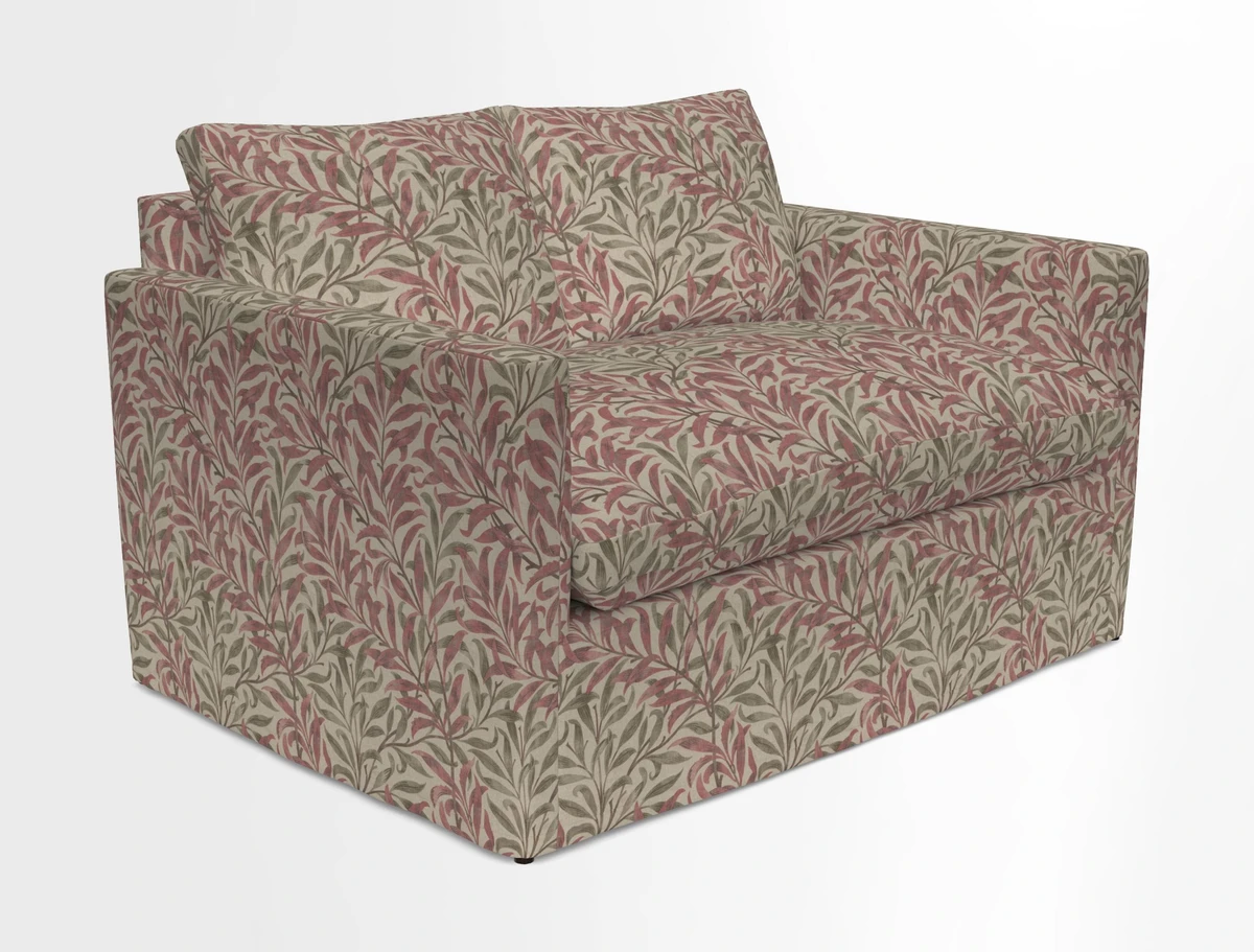 Heyshott 2 Seater Sofa in Two Tone Plain Biscuit. Loose cover option available