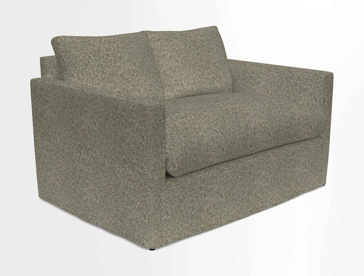 Heyshott 2 Seater Sofa in Two Tone Plain Biscuit. Loose cover option available