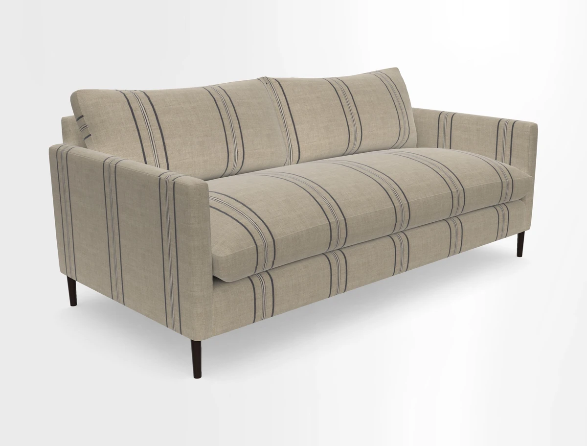 Heyshott 3 Seater Sofa in Two Tone Plain Biscuit. Loose cover option available